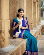 Load image into Gallery viewer, Premalu Dhavani set (fully stiched ) - Premium DHAVANI from shoppers trend - Just Rs. 999! Shop now at shoppers trend