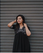 Load image into Gallery viewer, SUNHERI RAAT AUR SITARE AT SHOPPERS TREND 499 - Premium kurti from shoppers trend - Just Rs. 499! Shop now at shoppers trend