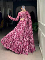 Load image into Gallery viewer, Enna Tabby Silk Dhavani Set | Half-Saree | Shoppers Trend