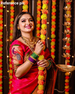 Load image into Gallery viewer, Pure Soft Silk Tradition Of Banaras, Mainly Manufacturing of This Type Of Pure Soft Silk Saree Banaras , India . this fabric  , Banarasi Silk Weave Under 2500 .