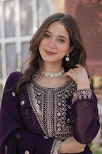 Load image into Gallery viewer, Enna Faux Blooming Georgette Anarkali | Shoppers Trend