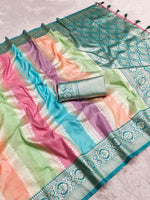 Load image into Gallery viewer, Jinika Pure Banarasi Silk Saree For Wedding | Shoppers Trend