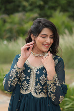 Load image into Gallery viewer, Seema Faux Blooming Anarkali | Shoppers Trend