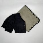 Load image into Gallery viewer, Gray Gadhwal Chex Saree With Price and Online Shopping Price Under 1500 . Step with this Gadhwal Chex Saree. Comes with a beautifully stitched Lucknowi cotton blouse and adjustable fit for versatile styling on special occasions.