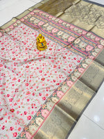 Load image into Gallery viewer, Excellent Gray Color Traditional Soft Dolla Silk Sarees with price this Fabric Soft Dolla Silk saree for weddings wear Collcetion and Party Wear Sarees .