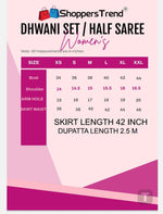 Load image into Gallery viewer, Kushi Dhavani Set (FULLY STICHED ) - Premium DHAVANI from shoppers trend - Just Rs. 999! Shop now at shoppers trend