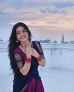 Load image into Gallery viewer, Brindavanam Dhavani Set ( FULLY STICHED ) - Premium DHAVANI from shoppers trend - Just Rs. 999! Shop now at shoppers trend