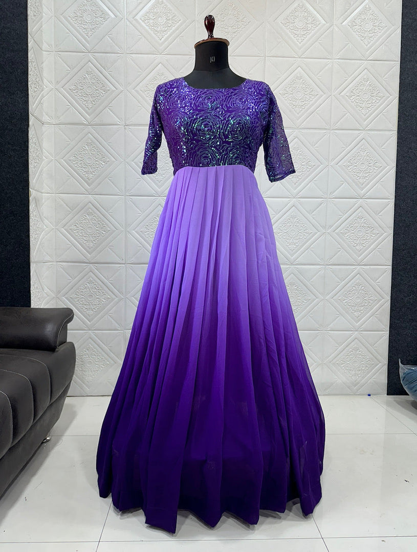 INKED RANI (GOWN) - Premium GOWNS from shoppers trend - Just Rs. 599! Shop now at shoppers trend