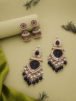 Load image into Gallery viewer, Aadvika Stones Cluster Jhumka Earrings | Shoppers Trend