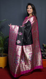 Load image into Gallery viewer, Aditi Pure Soft Silk Saree | Shoppers Trend