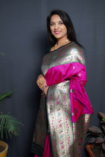 Load image into Gallery viewer, Aditi Pure Soft Silk Saree | Shoppers Trend