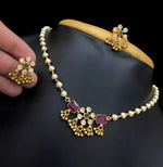 Load image into Gallery viewer, Jiyanshi Stone Necklace With Earnings  | Shoppers Trend