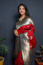 Load image into Gallery viewer, Aditi Pure Soft Silk Saree | Shoppers Trend