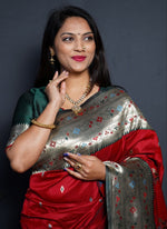 Load image into Gallery viewer, Aditi Pure Soft Silk Saree | Shoppers Trend