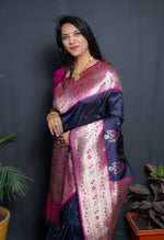 Load image into Gallery viewer, Aditi Pure Soft Silk Saree | Shoppers Trend