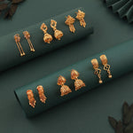 Load image into Gallery viewer, Vihana Gold Finish Earnings | Shoppers Trend