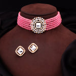 Load image into Gallery viewer, Jenika Stone Necklace With Earnings | Shoppers Trend