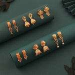 Load image into Gallery viewer, Vihana Gold Finish Earnings | Shoppers Trend