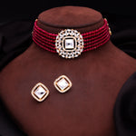 Load image into Gallery viewer, Jenika Stone Necklace With Earnings | Shoppers Trend