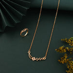 Load image into Gallery viewer, Jiya Gold Finish Chain with Ring | Shoppers Trend