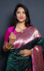 Load image into Gallery viewer, Aditi Pure Soft Silk Saree | Shoppers Trend