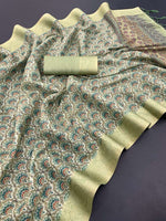 Load image into Gallery viewer, Sajan Pure Kanjivaram Zari Silk Saree | Shoppers Trend