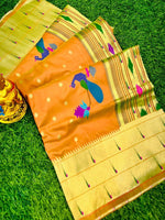 Load image into Gallery viewer, Khusali Soft Silk Saree | Shoppers Trend