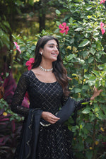 Load image into Gallery viewer, Aayushi Faux Georgette Anarkali | Shoppers Trend