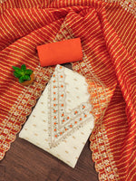Load image into Gallery viewer, Ravina Chanderi Booti Dress Material | Shoppers Trend