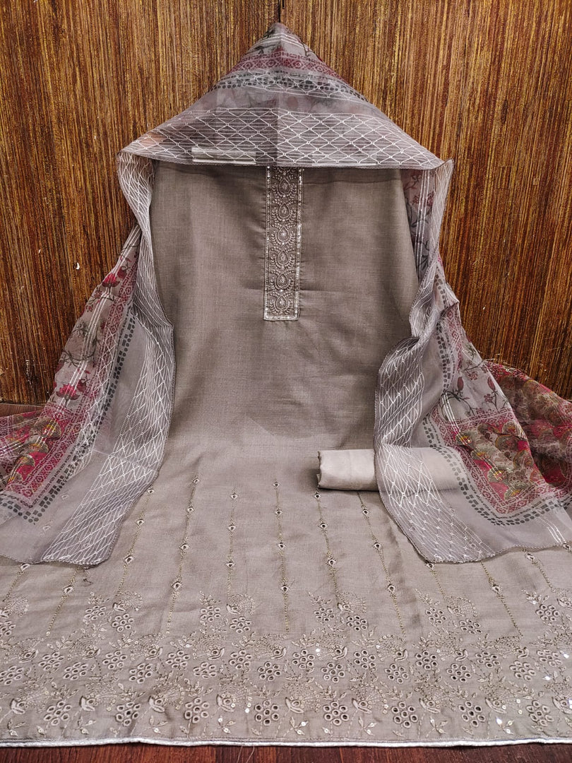 Anjali Cotton Dress Material | Shoppers Trend