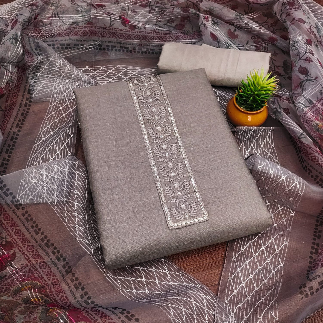 Anjali Cotton Dress Material | Shoppers Trend