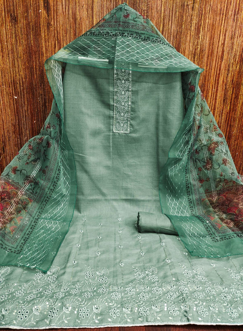 Anjali Cotton Dress Material | Shoppers Trend