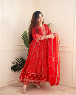 Load image into Gallery viewer, Neeta Hevay Mill Reyon With Mill Foil Anarkali | Shoppers Trend