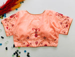Load image into Gallery viewer, Anuradha Keri Silk Stitched Blouse | Shoppers Trend