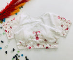 Load image into Gallery viewer, Anuradha Keri Silk Stitched Blouse | Shoppers Trend
