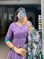 Load image into Gallery viewer, Vanita Tussar Silk Anarkali | Shoppers Trend