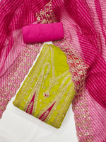 Load image into Gallery viewer, Shital Chanderi Booti Dress Material | Shoppers Trend