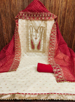 Load image into Gallery viewer, Shital Chanderi Booti Dress Material | Shoppers Trend