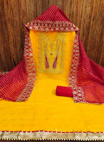 Load image into Gallery viewer, Shital Chanderi Booti Dress Material | Shoppers Trend