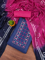 Load image into Gallery viewer, Nayara Cotton Tie Dress Material | Shoppers Trend