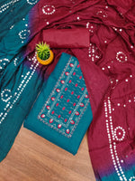 Load image into Gallery viewer, Nayara Cotton Tie Dress Material | Shoppers Trend