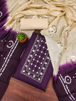 Load image into Gallery viewer, Nayara Cotton Tie Dress Material | Shoppers Trend