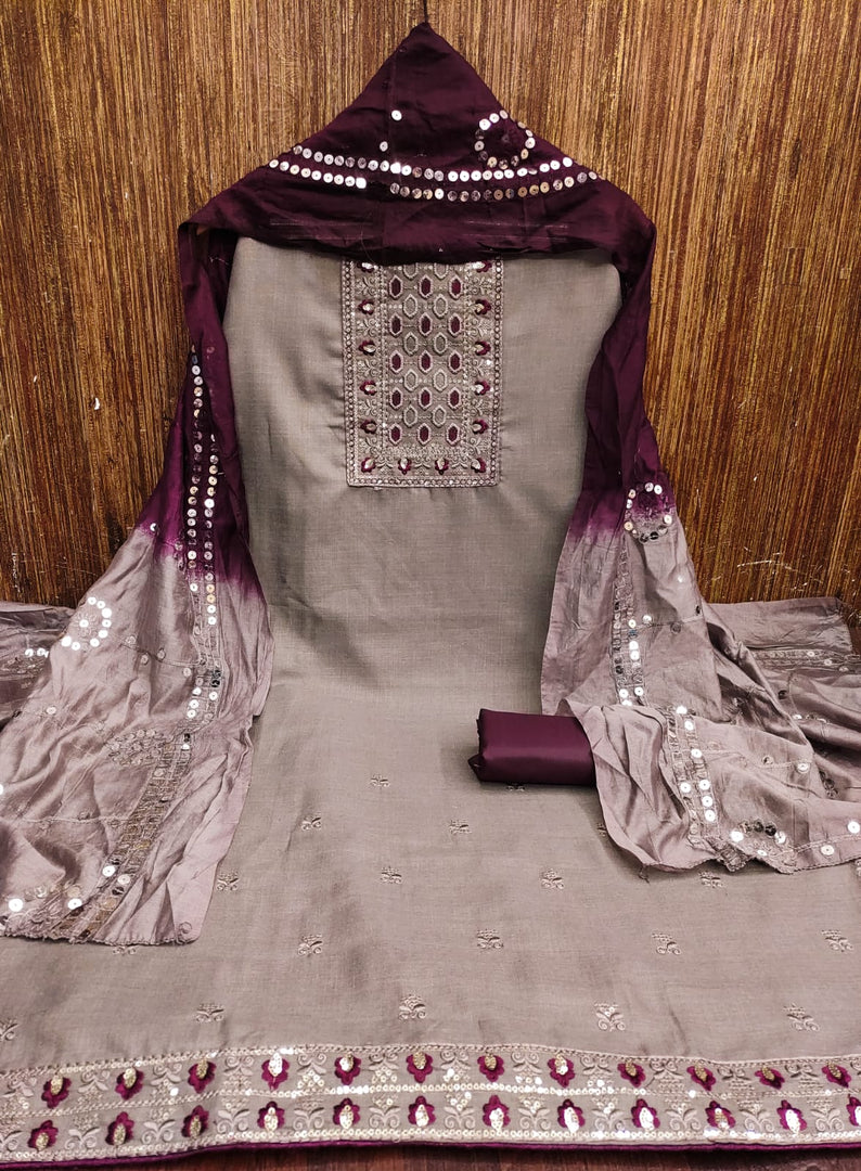 Nayara Cotton Tie Dress Material | Shoppers Trend