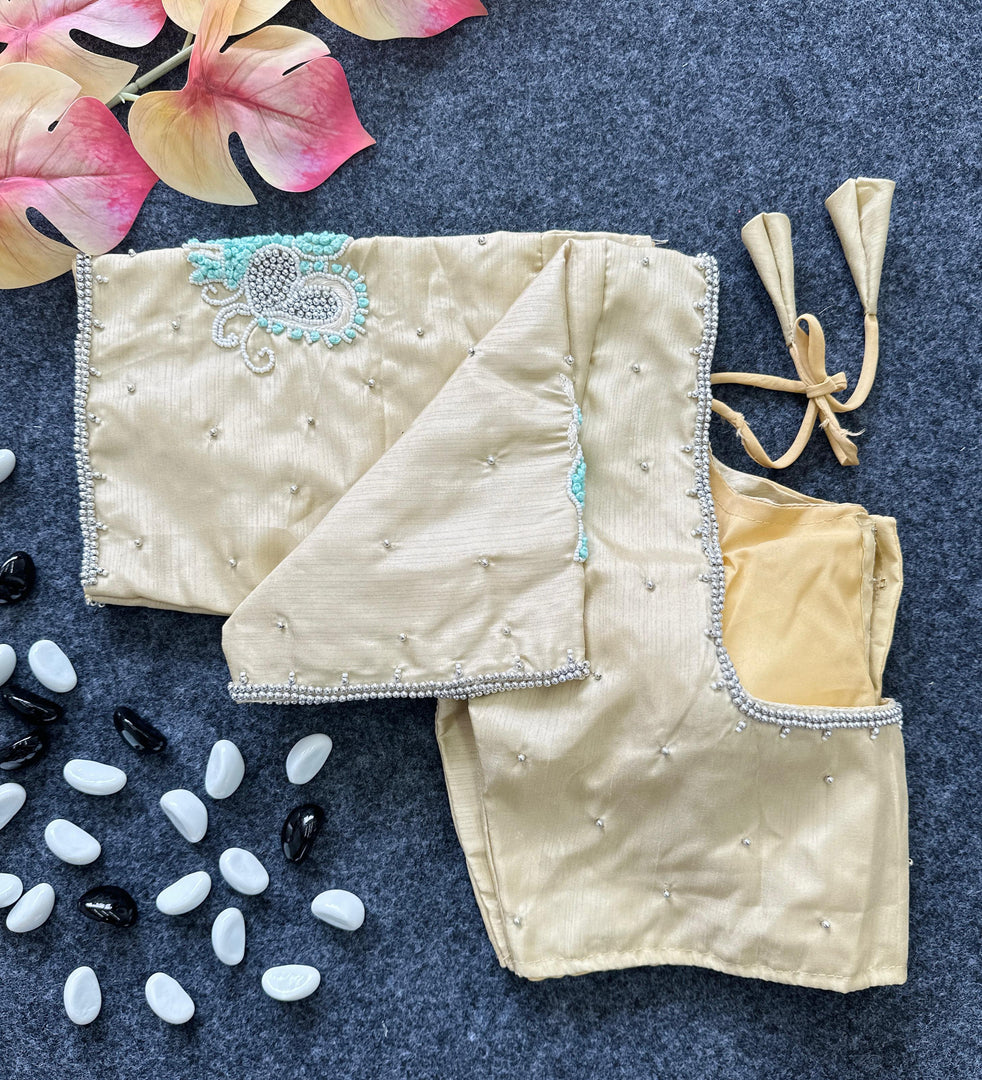 Seema Lemon Silk Stitched Blouse | Shoppers Trend