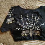Load image into Gallery viewer, Leela Haka Silk Stitched Blouse | Shoppers Trend
