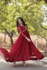 Load image into Gallery viewer, Hardika Faux Blooming Anarkali | Shoppers Trend