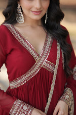 Load image into Gallery viewer, Hardika Faux Blooming Anarkali | Shoppers Trend