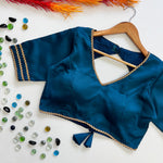 Load image into Gallery viewer, Viha Manali Silk Stitched Blouse | Shoppers Trend