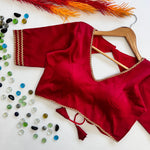 Load image into Gallery viewer, Viha Manali Silk Stitched Blouse | Shoppers Trend