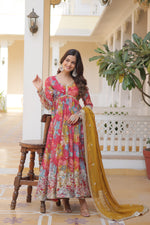 Load image into Gallery viewer, Rushi Russian Silk Anarkali | Shoppers Trend